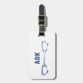 Étiquette À Bagage Tirage rapide d'escalade aux Adirondacks (Devant Vertical)