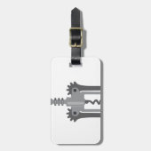 Étiquette À Bagage Tire-bouchon (Devant Vertical)