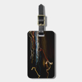 Étiquette À Bagage tireur noir (Devant Vertical)