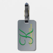 Étiquette À Bagage Titane meilleur amusant (Dos Vertical)