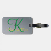 Étiquette À Bagage Titane meilleur amusant (Dos horizontal)