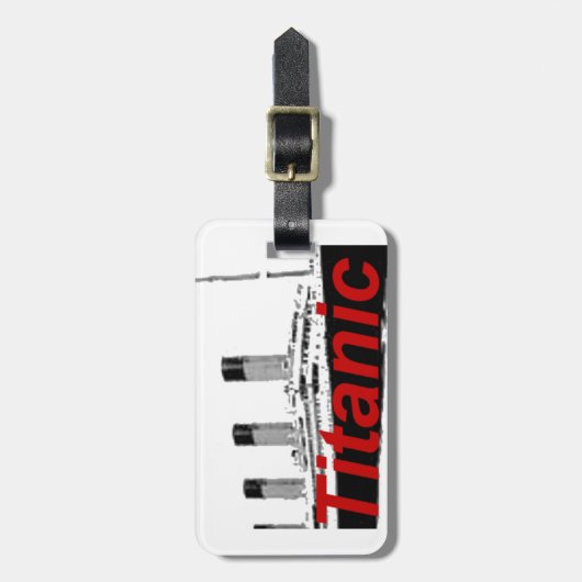 Étiquette À Bagage Titanic (Devant Vertical)