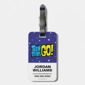 Étiquette À Bagage Titans Ados, allez ! | Attaque au corbeau (Dos Vertical)