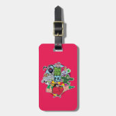 Étiquette À Bagage Titans Ados, allez ! | Graphique Groupe d'équipes (Devant Vertical)