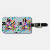 Étiquette À Bagage Titans Ados, allez ! | Retro 90's Group Collage (Devant horizontal)