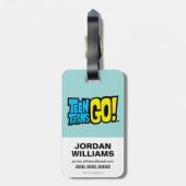 Étiquette À Bagage Titans Ados, allez ! | Retro 90's Group Collage (Dos Vertical)