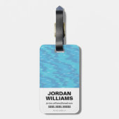 Étiquette À Bagage Titans Ados, partez ! | Logo (Dos Vertical)