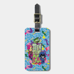 Étiquette À Bagage Titans Ados, partez !   Logo Poster de animal "Fil