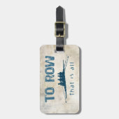 Étiquette À Bagage To Row (Devant Vertical)