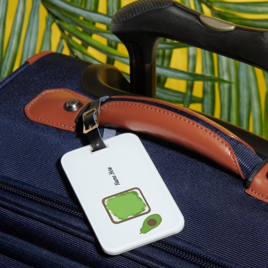 Étiquette À Bagage Toast à l'avocat (Insitu Rectoal 1)