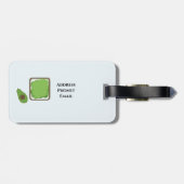 Étiquette À Bagage Toast Avocado (Dos horizontal)