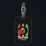 Étiquette À Bagage Tofino Canada Beach Vintage Retro Surf<br><div class="desc">Design rétro vintage pour les surfeurs qui aiment surfer et surfer sur les vagues de l'océan. Vacances d'été cool, vacances de printemps marchandises pour ceux qui aiment le soleil chaud, le temps tropical, bronzage sous le palmier. Un design grandiose et déprimé à porter tout en profitant de la fête de...</div>