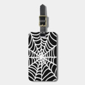 Étiquette À Bagage toile d'araignée blanche (Devant Vertical)