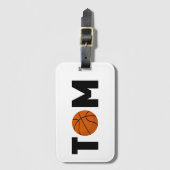 Étiquette À Bagage Tom Basket (Devant Vertical)