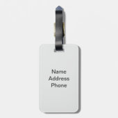 Étiquette À Bagage Tom et Jerry Regardez votre dos (Dos Vertical)