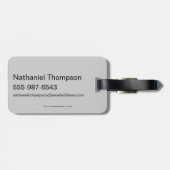 Étiquette À Bagage Tom Et Jerry | Tom Dit Non (Dos horizontal)