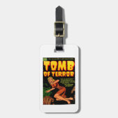 Étiquette À Bagage Tombe de la terreur l'ombre de l'étiquette de (Devant Vertical)