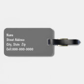 Étiquette À Bagage Tongue apprentissage Malamute de l'Alaska (Dos horizontal)