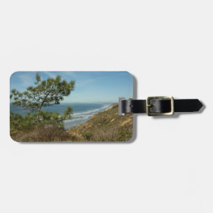 Étiquette À Bagage Torrey Pine and California Coastline Landscape
