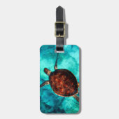 Étiquette À Bagage tortue (Devant Vertical)