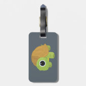 Étiquette À Bagage Tortue (Dos Vertical)