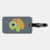 Étiquette À Bagage Tortue (Dos horizontal)