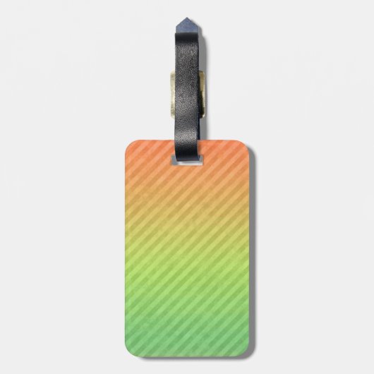 Étiquette À Bagage Tortue (Dos Vertical)