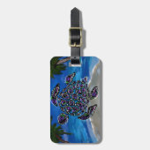 Étiquette À Bagage Tortue (Devant Vertical)