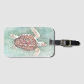 Étiquette À Bagage tortue 2 (Devant Horizontal)