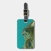 Étiquette À Bagage Tortue de mer verte (Devant Vertical)