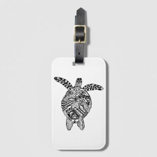 Étiquette À Bagage Tortue de style