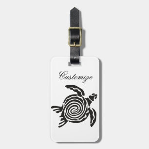 Étiquette À Bagage Tortue de style tribal Thunder_Cove