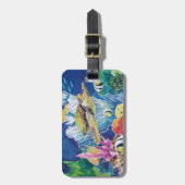 Étiquette À Bagage Tortue verte (Devant Vertical)