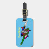 Étiquette À Bagage Tortue volante (Devant Vertical)