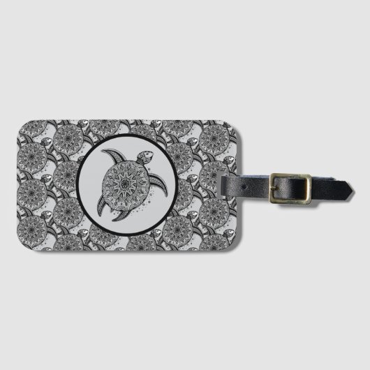 Étiquette À Bagage Tortues marines (Devant Horizontal)