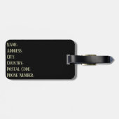 Étiquette À Bagage Total Eclipse 2024 Retro Super 60's 70's vibe (Dos horizontal)