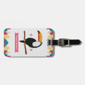 Étiquette À Bagage Toucan pour Pâques joyeuses ? (Devant horizontal)