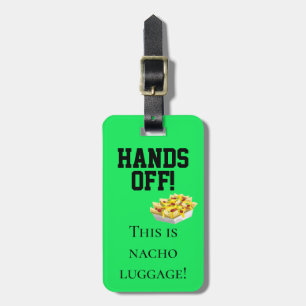 Étiquette À Bagage Touche pas à ça est l'humour fluorescent des bagag