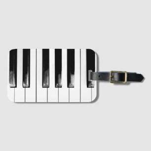 Étiquette À Bagage Touches de piano anciennes
