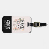 Étiquette À Bagage Toujours regarder du côté lumineux (Devant horizontal)