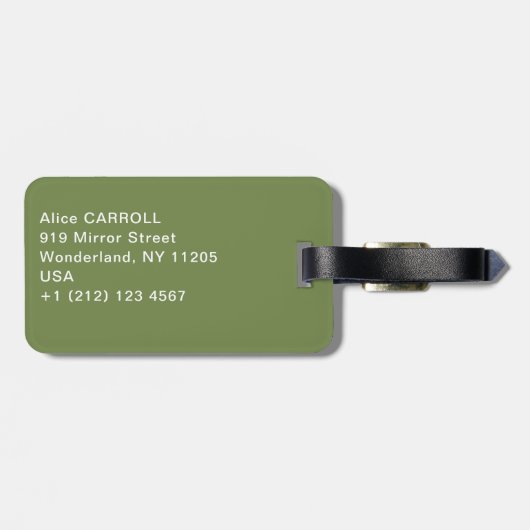 Étiquette À Bagage Toulouse-Lautrec - Au Rouge, La Danse (Dos horizontal)