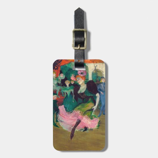 Étiquette À Bagage Toulouse-Lautrec - Marcelle Lender, Danse Bolero (Devant Vertical)
