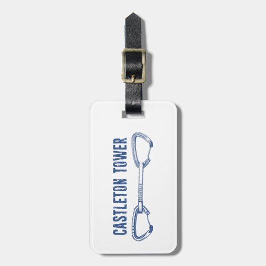 Étiquette À Bagage Tour Castleton Escalade Quickdraw (Devant Vertical)