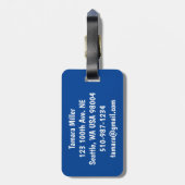 Étiquette À Bagage Tour de Tokyo (Dos Vertical)