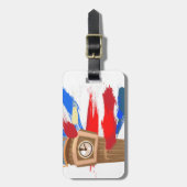 Étiquette À Bagage Tour d'horloge Big Ben Westminster (Devant Vertical)