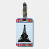 Étiquette À Bagage Tour Eiffel (Dos Vertical)