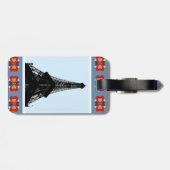 Étiquette À Bagage Tour Eiffel (Dos horizontal)