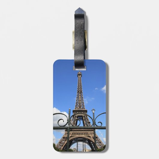 Étiquette À Bagage Tour Eiffel (Dos Vertical)