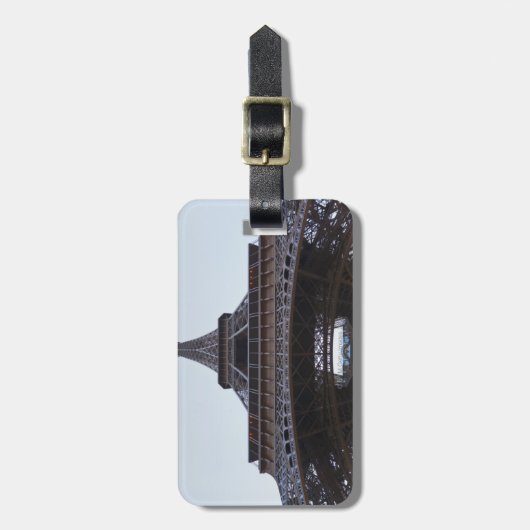 Étiquette À Bagage Tour Eiffel 4 (Devant Vertical)