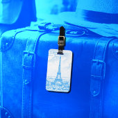 Étiquette À Bagage Tour Eiffel graphique